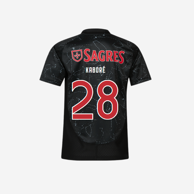 Replica SL Benfica Away Jersey 2024-2025 Kids-28 KABORÉ SL Benfica Collection - Official Online Store | SL Benfica Kits