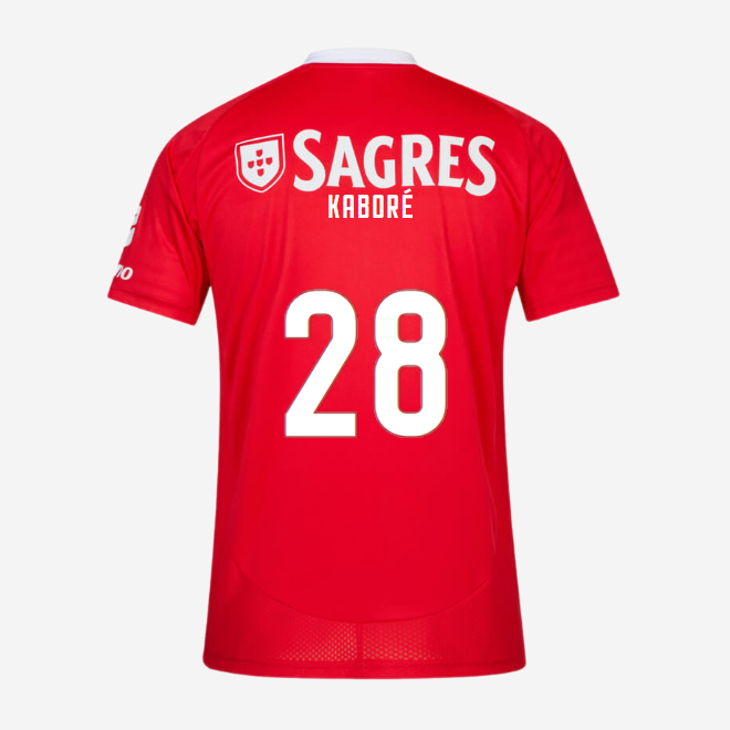 Replica SL Benfica Home Jersey 2024-2025-28 KABORÉ SL Benfica Collection - Official Online Store | SL Benfica Kits