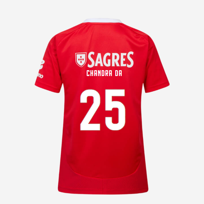 Replica SL Benfica Home Jersey 2024-2025 Women-25 CHANDRA DAVIDSON SL Benfica Collection - Official Online Store | SL Benfica Kits