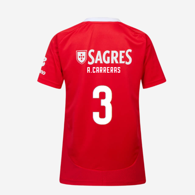 Replica SL Benfica Home Jersey 2024-2025 Women-3 A. CARRERAS SL Benfica Collection - Official Online Store | SL Benfica Kits