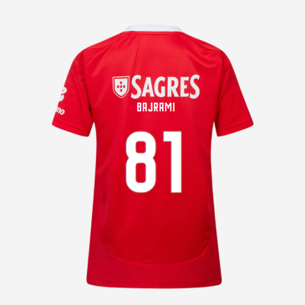 Replica SL Benfica Home Jersey 2024-2025 Women-81 BAJRAMI SL Benfica Collection - Official Online Store | SL Benfica Kits