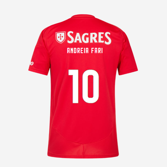 SL Benfica Home Jersey 2024-2025-10 ANDREIA FARIA SL Benfica Collection - Official Online Store | SL Benfica Kits