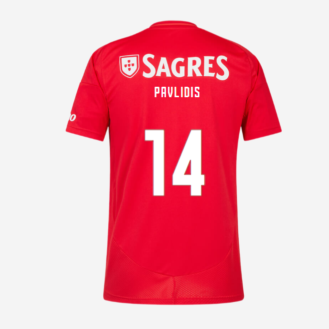 SL Benfica Home Jersey 2024-2025-14 PAVLIDIS SL Benfica Collection - Official Online Store | SL Benfica Kits