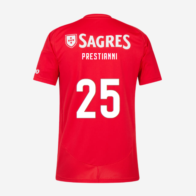 SL Benfica Home Jersey 2024-2025-25 PRESTIANNI SL Benfica Collection - Official Online Store | SL Benfica Kits