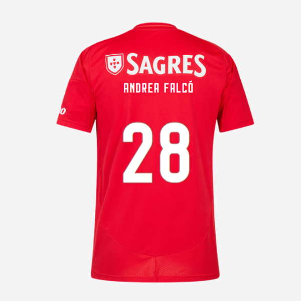 SL Benfica Home Jersey 2024-2025-28 ANDREA FALCÓN SL Benfica Collection - Official Online Store | SL Benfica Kits