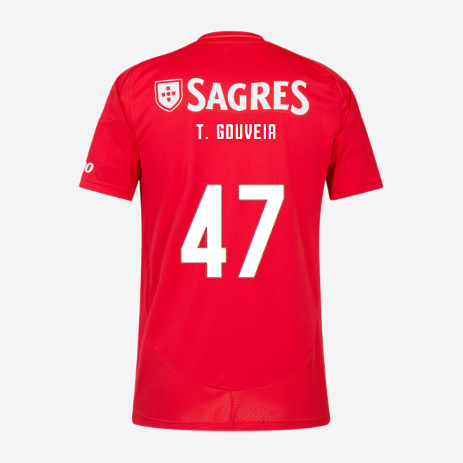 SL Benfica Home Jersey 2024-2025-47 T. GOUVEIA SL Benfica Collection - Official Online Store | SL Benfica Kits