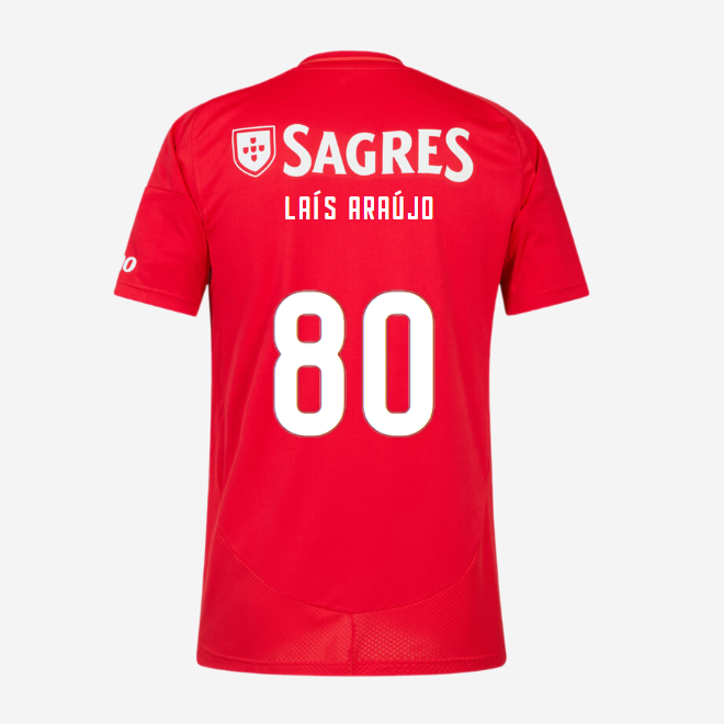 SL Benfica Home Jersey 2024-2025-80 LAÍS ARAÚJO SL Benfica Collection - Official Online Store | SL Benfica Kits