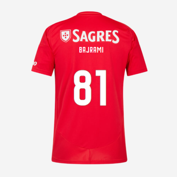 SL Benfica Home Jersey 2024-2025-81 BAJRAMI SL Benfica Collection - Official Online Store | SL Benfica Kits