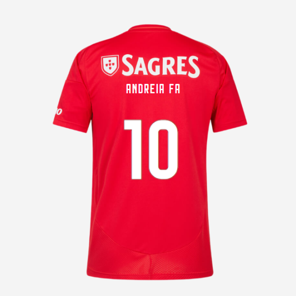 SL Benfica Home Jersey 2024-2025 Kids-10 ANDREIA FARIA SL Benfica Collection - Official Online Store | SL Benfica Kits