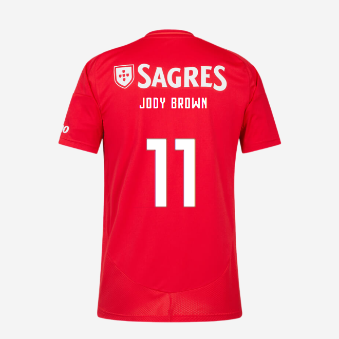 SL Benfica Home Jersey 2024-2025 Kids-11 JODY BROWN SL Benfica Collection - Official Online Store | SL Benfica Kits