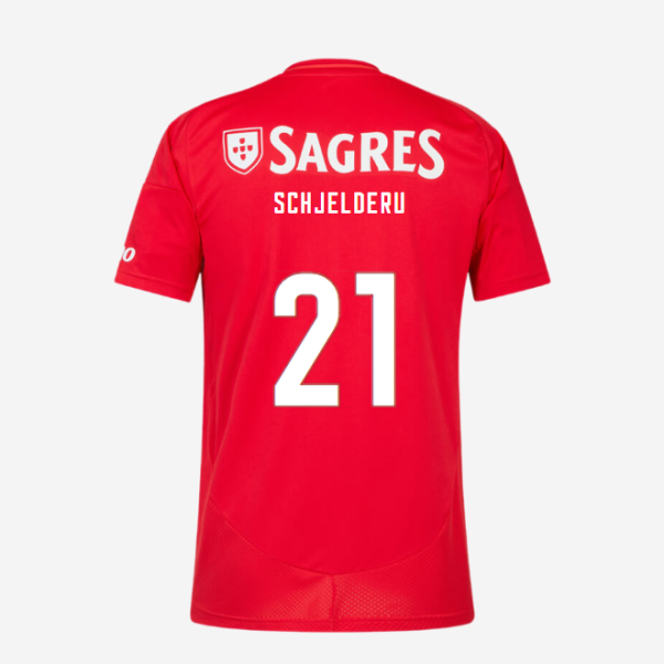 SL Benfica Home Jersey 2024-2025 Kids-21 SCHJELDERUP SL Benfica Collection - Official Online Store | SL Benfica Kits