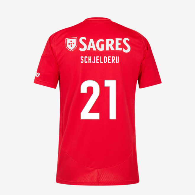 SL Benfica Home Jersey 2024-2025 Kids-21 SCHJELDERUP SL Benfica Collection - Official Online Store | SL Benfica Kits