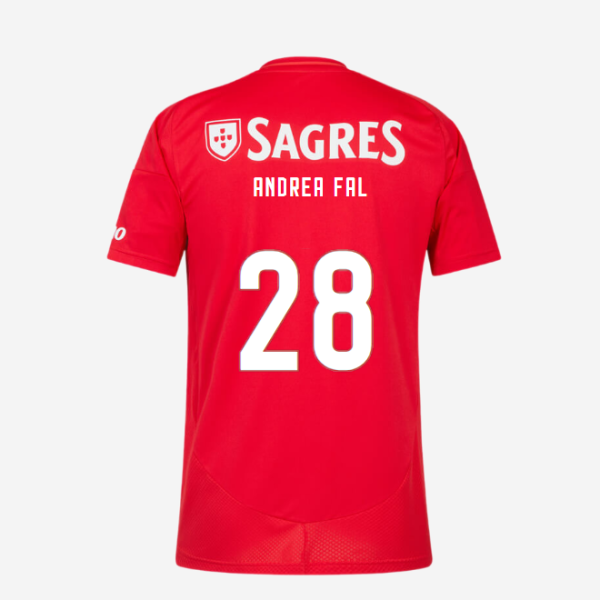 SL Benfica Home Jersey 2024-2025 Kids-28 ANDREA FALCÓN SL Benfica Collection - Official Online Store | SL Benfica Kits