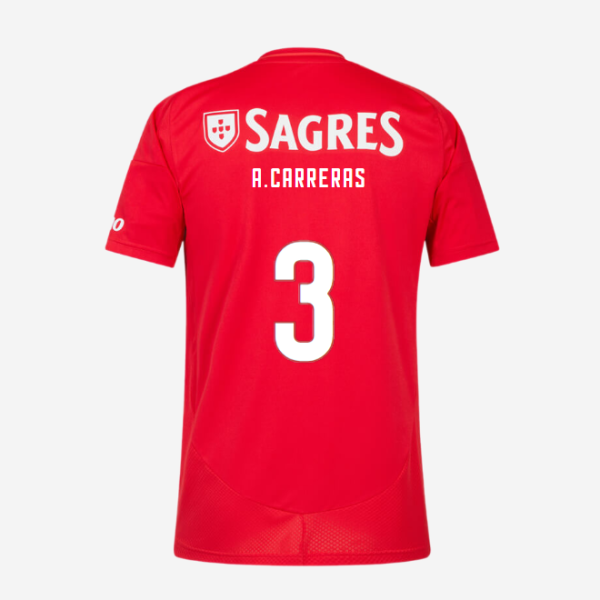 SL Benfica Home Jersey 2024-2025 Kids-3 A. CARRERAS SL Benfica Collection - Official Online Store | SL Benfica Kits