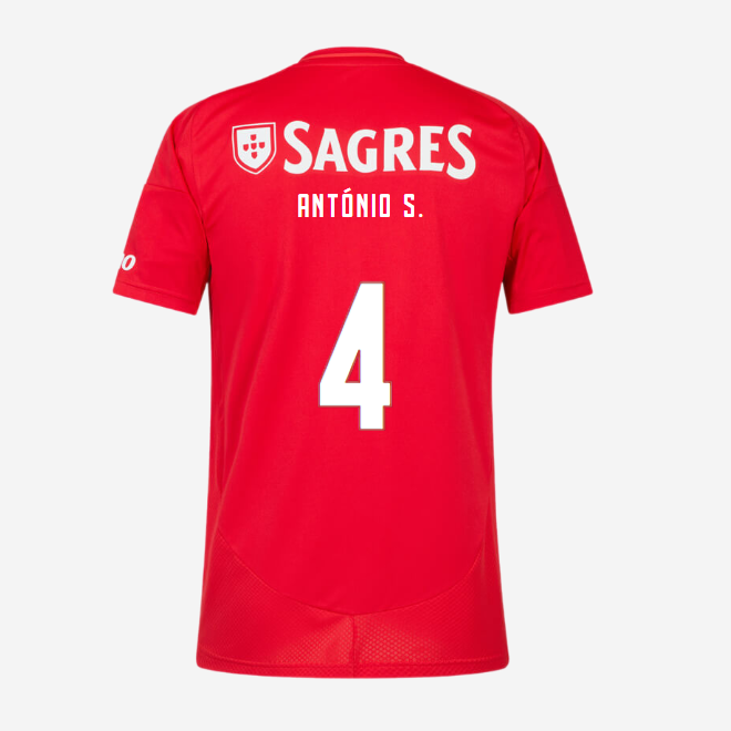 SL Benfica Home Jersey 2024-2025 Kids-4 ANTÓNIO S SL Benfica Collection - Official Online Store | SL Benfica Kits