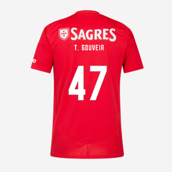 SL Benfica Home Jersey 2024-2025 Kids-47 T. GOUVEIA SL Benfica Collection - Official Online Store | SL Benfica Kits