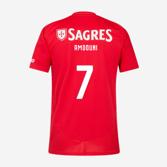 SL Benfica Home Jersey 2024-2025 Kids-7 AMDOUNI SL Benfica Collection - Official Online Store | SL Benfica Kits