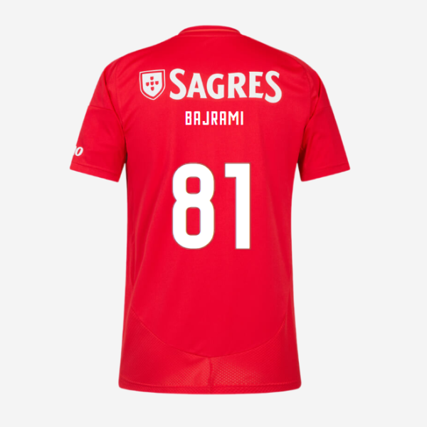 SL Benfica Home Jersey 2024-2025 Kids-81 BAJRAMI SL Benfica Collection - Official Online Store | SL Benfica Kits