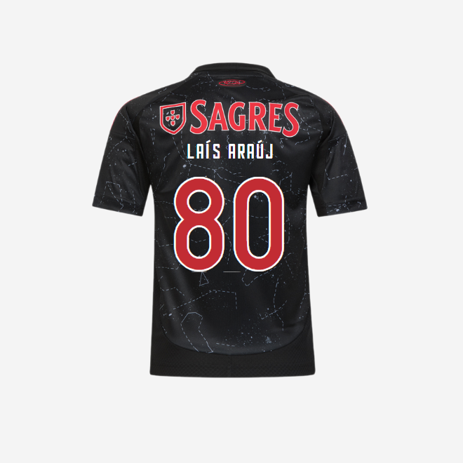 SL Benfica Mini Away Kit 2024-2025-80 LAÍS ARAÚJO SL Benfica Collection - Official Online Store | SL Benfica Kits