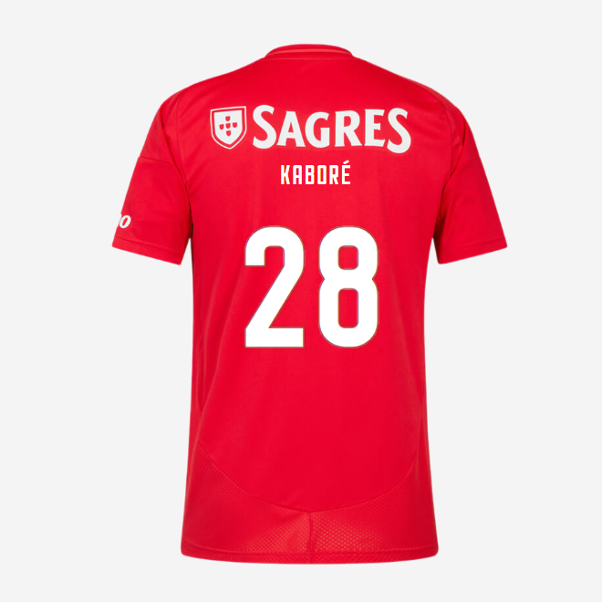 SL Benfica Mini Home Kit 2024-2025-28 KABORÉ SL Benfica Collection - Official Online Store | SL Benfica Kits