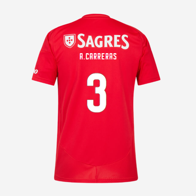 SL Benfica Mini Home Kit 2024-2025-3 A. CARRERAS SL Benfica Collection - Official Online Store | SL Benfica Kits