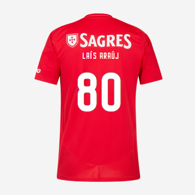 SL Benfica Mini Home Kit 2024-2025-80 LAÍS ARAÚJO SL Benfica Collection - Official Online Store | SL Benfica Kits