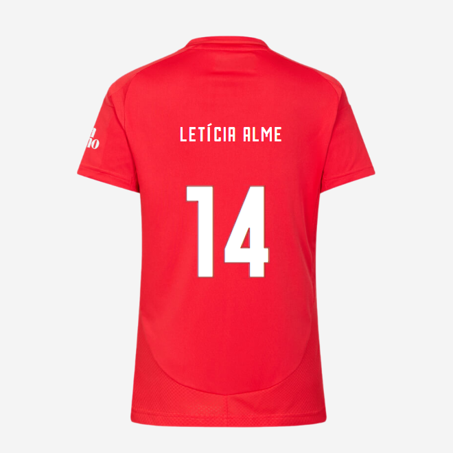 SL Benfica Women’s Football Home Jersey 2024-2025-14 LETÍCIA ALMEIDA SL Benfica Collection - Official Online Store | SL Benfica Kits