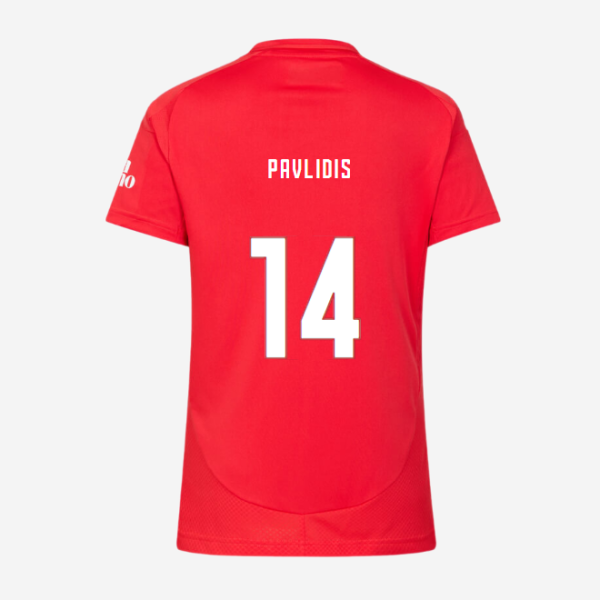 SL Benfica Womens Football Home Jersey 2024-2025-14 PAVLIDIS SL Benfica Collection - Official Online Store | SL Benfica Kits