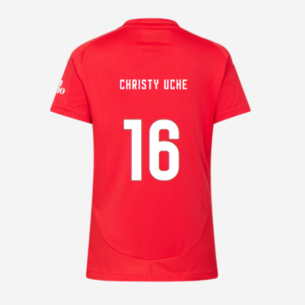 SL Benfica Women’s Football Home Jersey 2024-2025-16 CHRISTY UCHEIBE SL Benfica Collection - Official Online Store | SL Benfica Kits