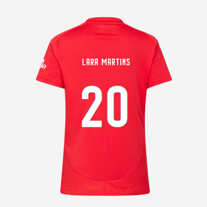 SL Benfica Women’s Football Home Jersey 2024-2025-20 LARA MARTINS SL Benfica Collection - Official Online Store | SL Benfica Kits