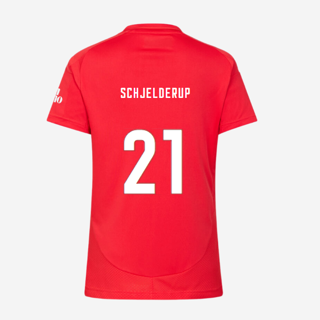 SL Benfica Womens Football Home Jersey 2024-2025-21 SCHJELDERUP SL Benfica Collection - Official Online Store | SL Benfica Kits