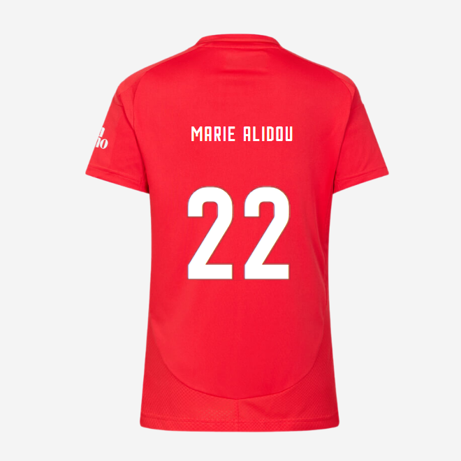 SL Benfica Women’s Football Home Jersey 2024-2025-22 MARIE ALIDOU SL Benfica Collection - Official Online Store | SL Benfica Kits