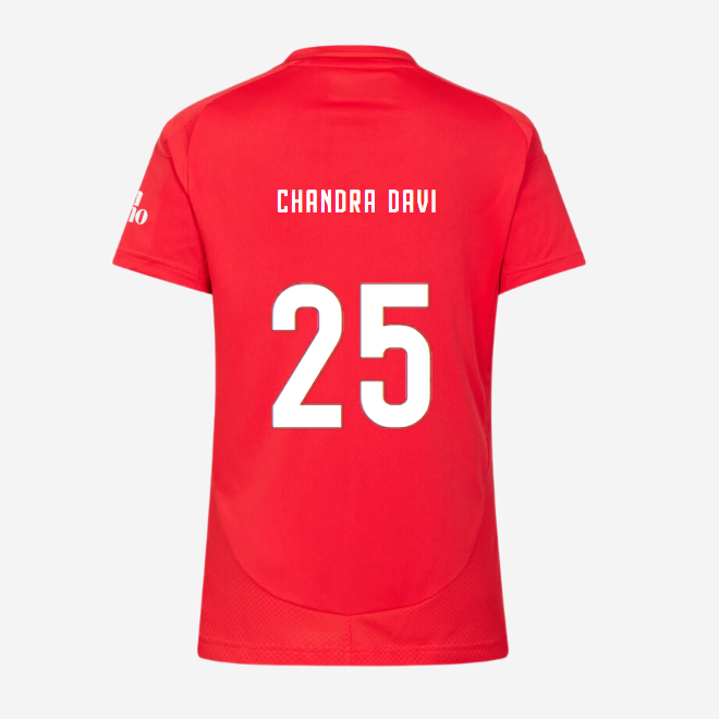 SL Benfica Women’s Football Home Jersey 2024-2025-25 CHANDRA DAVIDSON SL Benfica Collection - Official Online Store | SL Benfica Kits