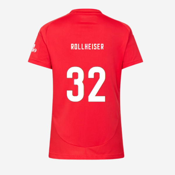 SL Benfica Womens Football Home Jersey 2024-2025-32 ROLLHEISER SL Benfica Collection - Official Online Store | SL Benfica Kits