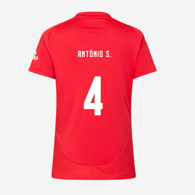 SL Benfica Women’s Football Home Jersey 2024-2025-4 ANTÓNIO S SL Benfica Collection - Official Online Store | SL Benfica Kits