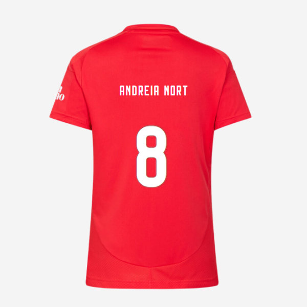 SL Benfica Women’s Football Home Jersey 2024-2025-8 ANDREIA NORTON SL Benfica Collection - Official Online Store | SL Benfica Kits