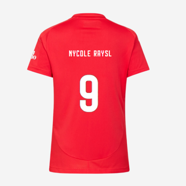 SL Benfica Women’s Football Home Jersey 2024-2025-9 NYCOLE RAYSLA SL Benfica Collection - Official Online Store | SL Benfica Kits