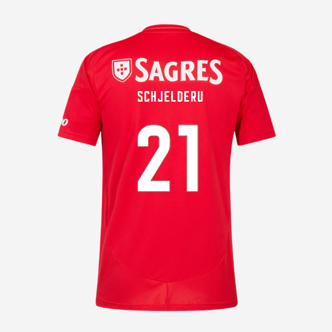 SL Benfica Youth Home Kit 2024-2025-21 SCHJELDERUP SL Benfica Collection - Official Online Store | SL Benfica Kits