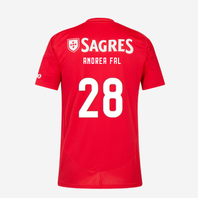 SL Benfica Youth Home Kit 2024-2025-28 ANDREA FALCÓN SL Benfica Collection - Official Online Store | SL Benfica Kits