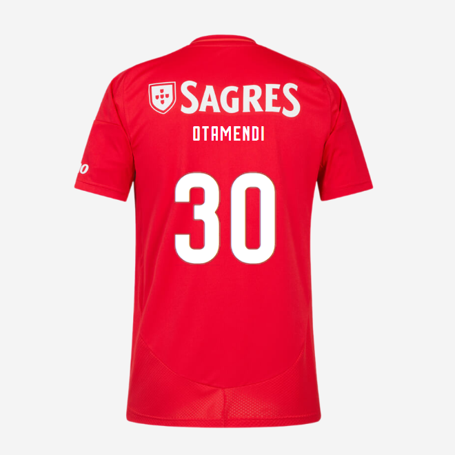 SL Benfica Youth Home Kit 2024-2025-30 OTAMENDI SL Benfica Collection - Official Online Store | SL Benfica Kits