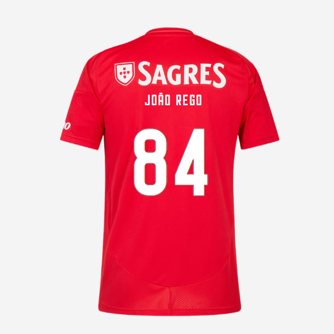 SL Benfica Youth Home Kit 2024-2025-84 JOÃO REGO SL Benfica Collection - Official Online Store | SL Benfica Kits